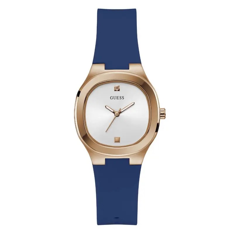 Guess Analog Blue Silicone Strap Women Watch Gw0658l3 1