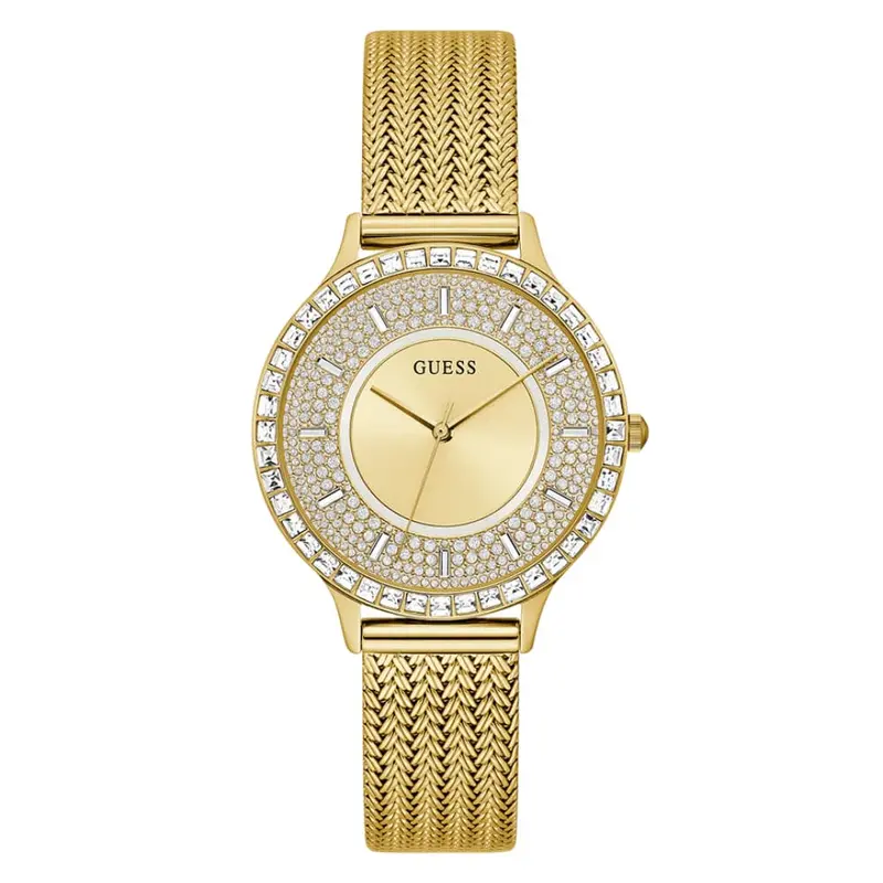 Guess Analog Gold Dial Milanese Strap Women Watch Gw0402l2 1