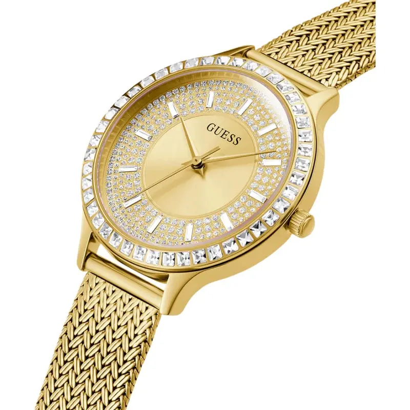 Guess Analog Gold Dial Milanese Strap Women Watch Gw0402l2 2