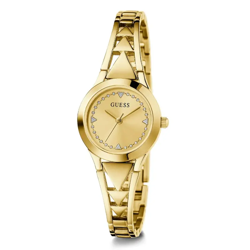 Guess Analog Gold Dial Stainless Steel Strap Women Watch Gw0609l2 1