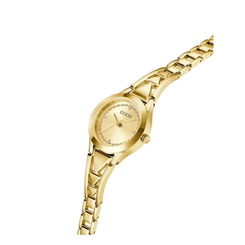 Guess Analog Gold Dial Stainless Steel Strap Women Watch Gw0609l2 2