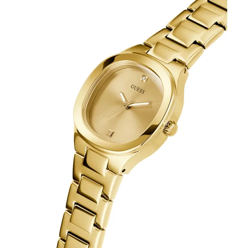 Guess Analog Gold Dial Stainless Steel Strap Women Watch Gw0615l2 2
