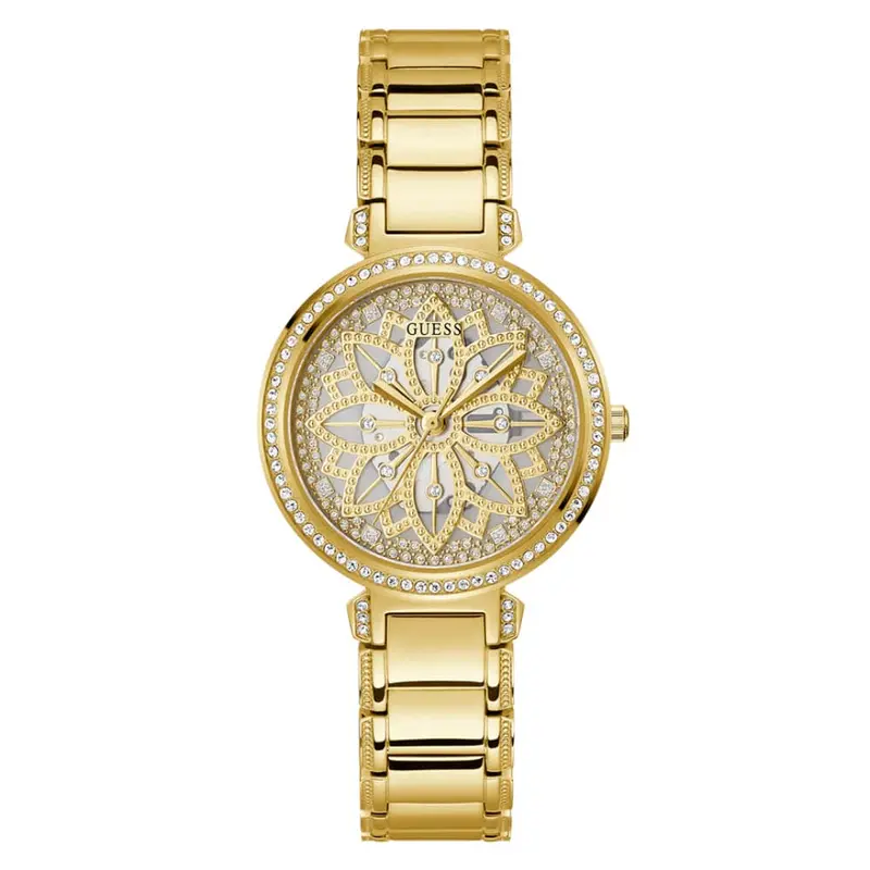 Guess Analog Gold Stainless Steel Strap Women Watch Gw0528l2 1
