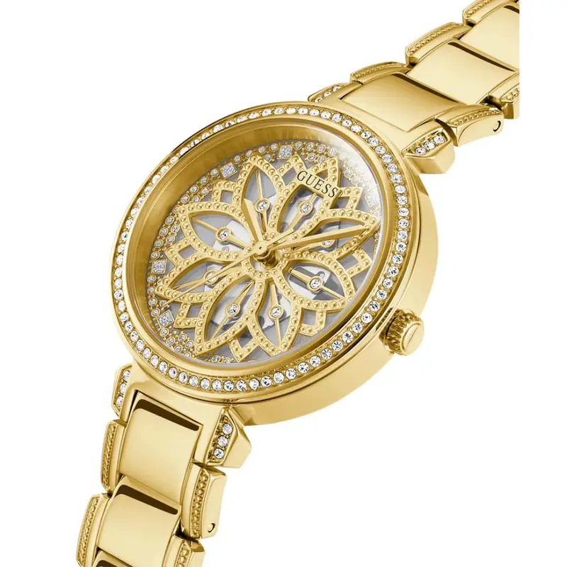 Guess Analog Gold Stainless Steel Strap Women Watch Gw0528l2 2