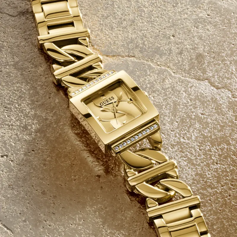 Guess Analog Gold Stainless Steel Strap Women Watch Gw0603l2 1