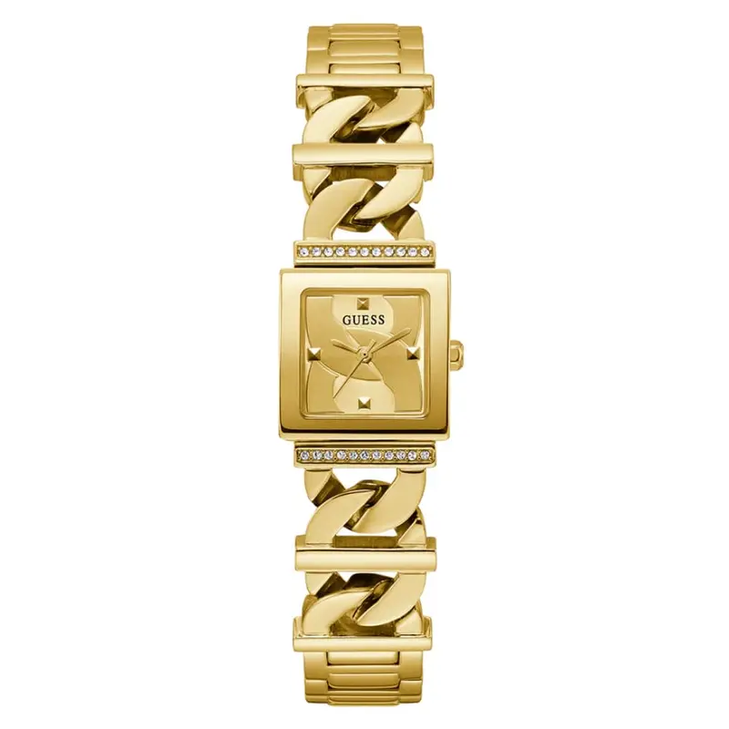 Guess Analog Gold Stainless Steel Strap Women Watch Gw0603l2 2