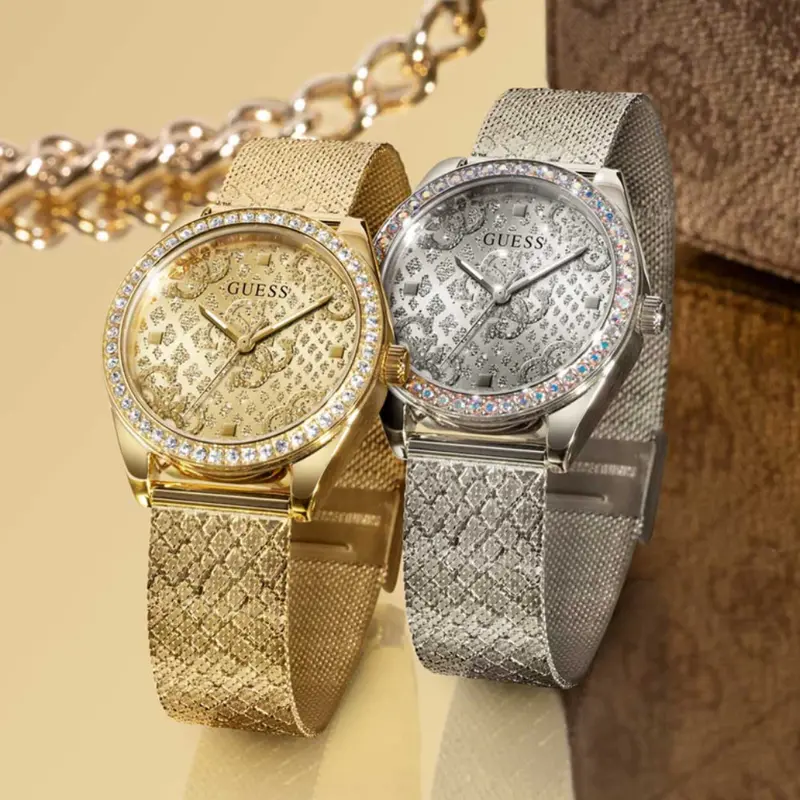 Guess Analog Milanese Strap Women Watch Gw0748 Series 1