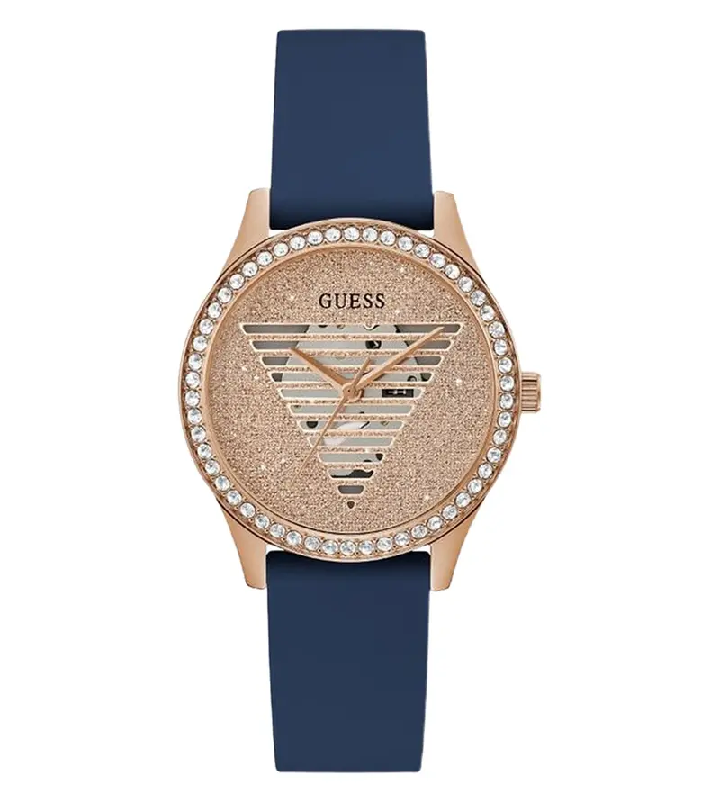 Guess Analog Quartz Blue Silicone Strap Women Watch Gw0530l3 1
