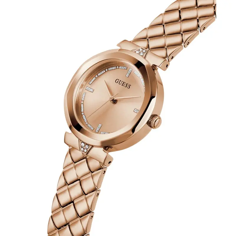 Guess Analog Rose Gold Dial Stainless Steel Strap Women Watch Gw0613l3 2