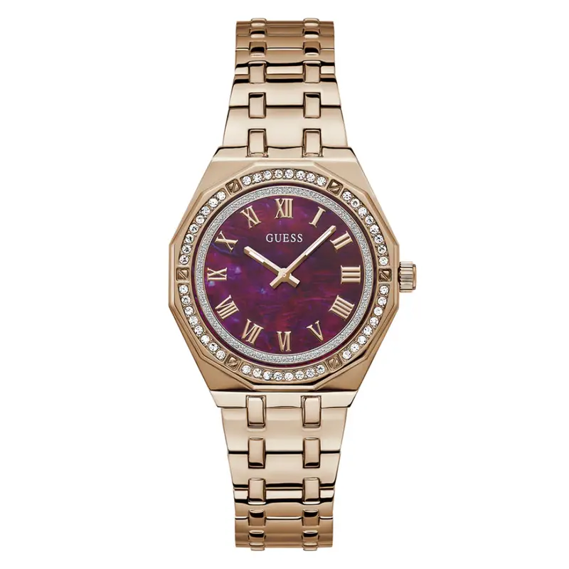 Guess Analog Rose Gold Stainless Steel Strap Women Watch Gw0770l3 1