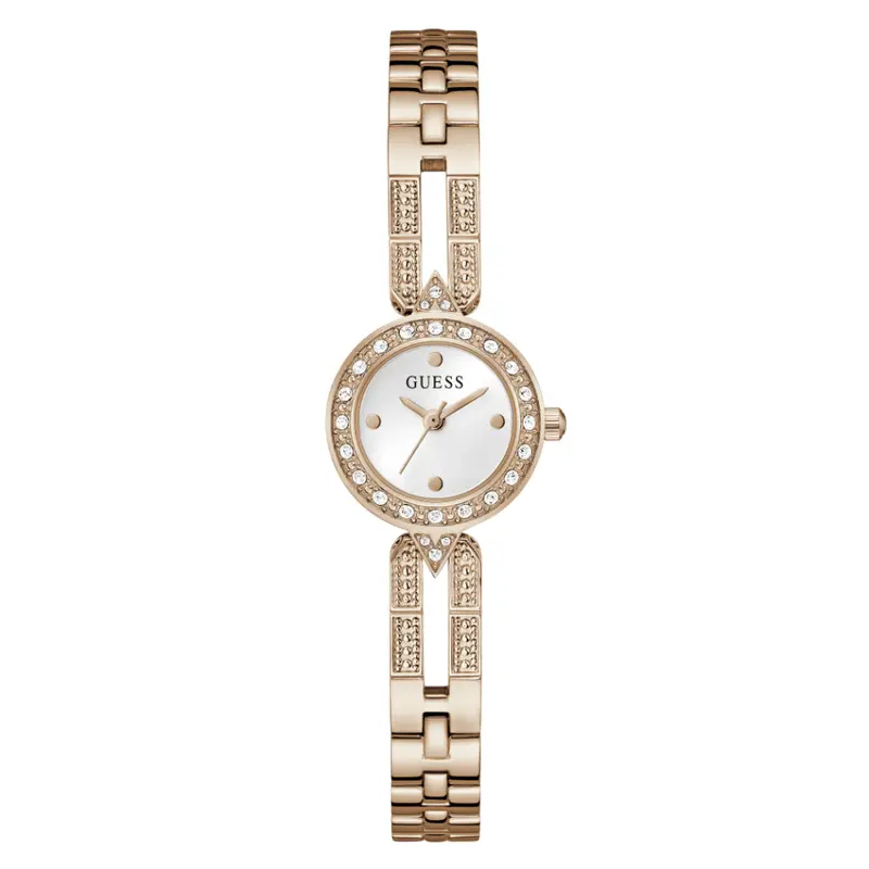 Guess Analog Rose Gold Stainless Steel Strap Women's Watch Gw1016l4 1