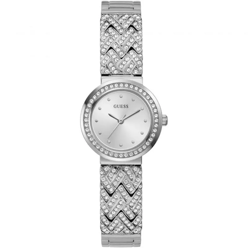 Guess Analog Silver Dial Stainless Steel Strap Women Watch Gw0476l1 1
