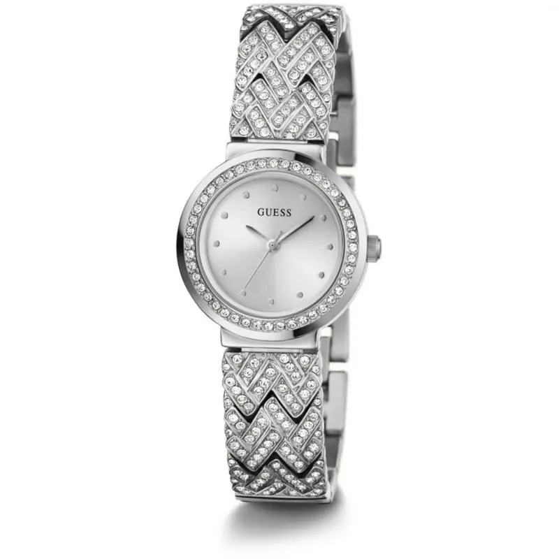 Guess Analog Silver Dial Stainless Steel Strap Women Watch Gw0476l1 2