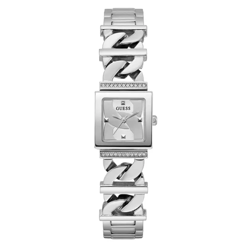 Guess Analog Silver Dial Stainless Steel Strap Women Watch Gw0603l1 1