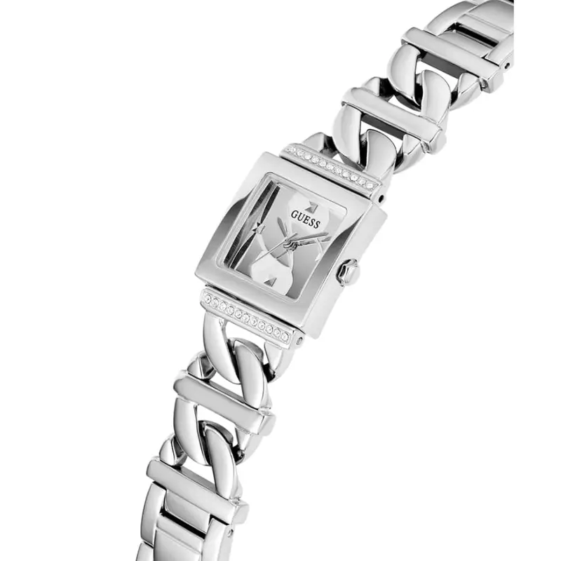 Guess Analog Silver Dial Stainless Steel Strap Women Watch Gw0603l1 2