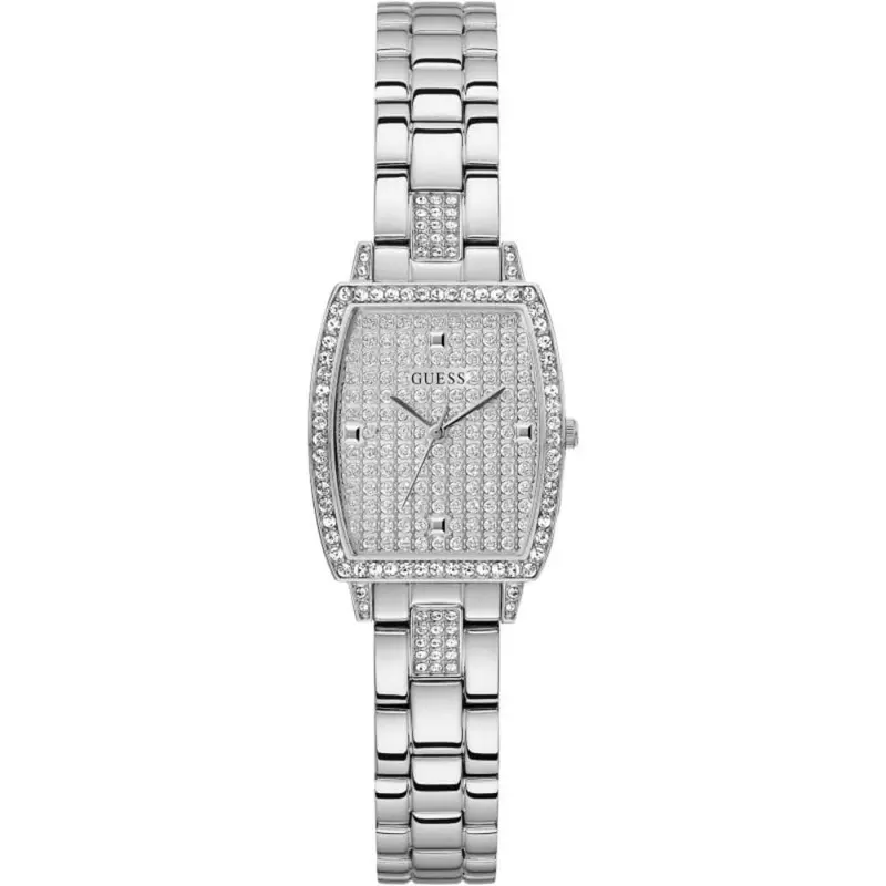 Guess Analog Silver Dial Stainless Steel Strap Women Watch Gw0611l1 1