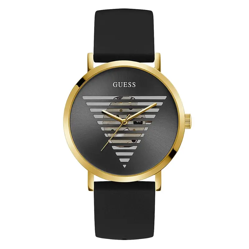 Guess Black Silicone Strap Men's Watch Gw0503g1 1