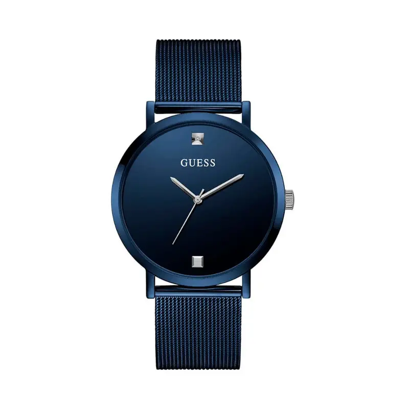 Guess Blue Dial Milanese Strap Women Watch Gw0460g4 1
