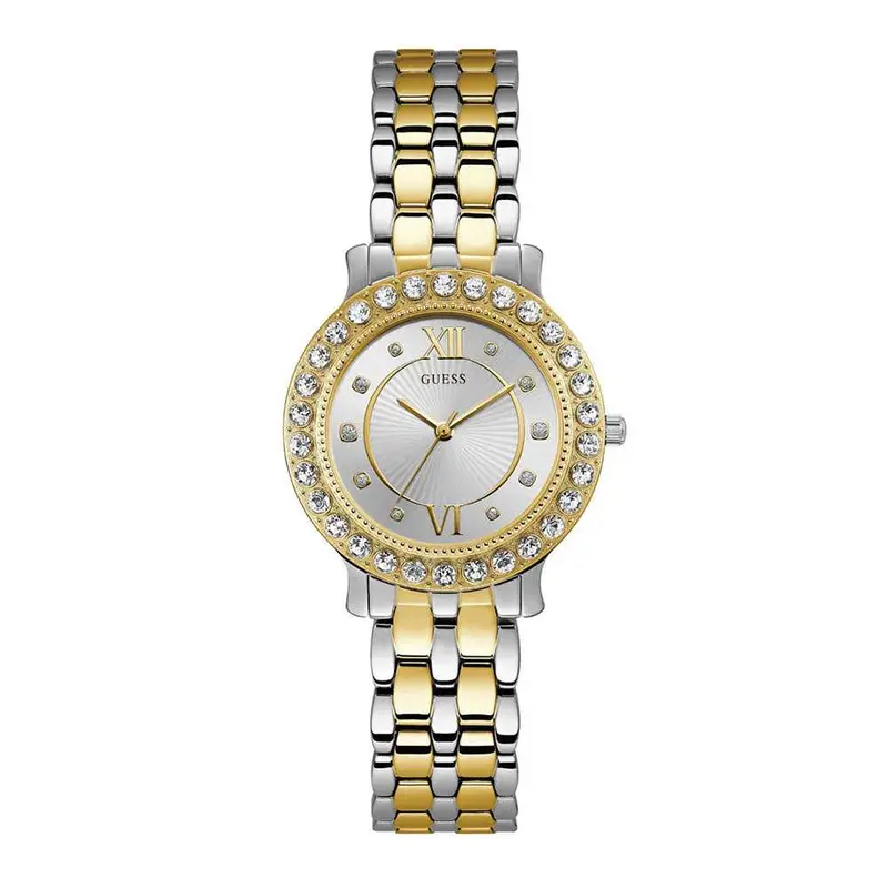 Guess Blush Two Tone Stainless Steel W1062l4 Women's Watch 1