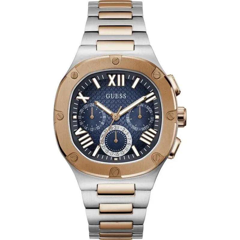 Guess Chronograph Two-Tone Stainless Steel Strap Unisex Watch Gw0572g4 1