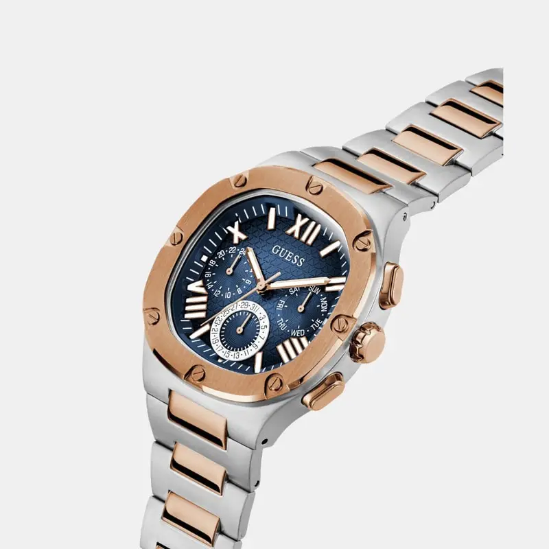 Guess Chronograph Two-Tone Stainless Steel Strap Unisex Watch Gw0572g4 2