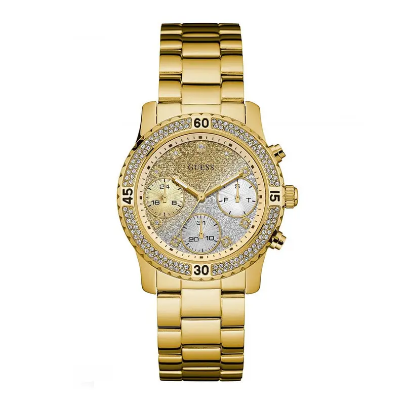 Guess Confetti Gold Stainless Steel W0774l5 Women's Watch 1