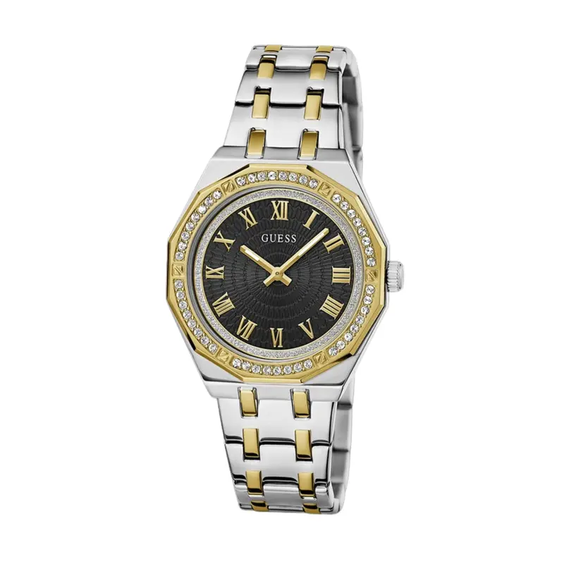Guess Diamond Styled Two-Tone Steel Ladies Watch Gw0770l4 2