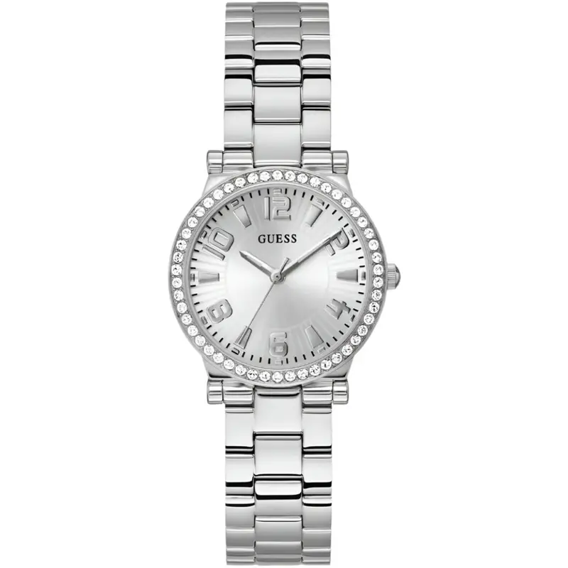 Guess Fawn Silver Stainless Steel Strap Women's Watch Gw0686l1 1