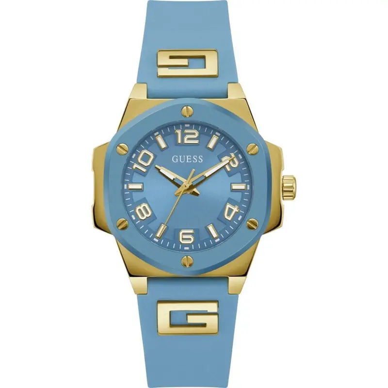 Guess G Hype Blue Silicone Strap Women Watch Gw0555l3 1