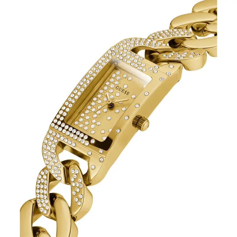 Guess Gold Chain Stainless Steel Strap Women Watch Gw0298l2 2