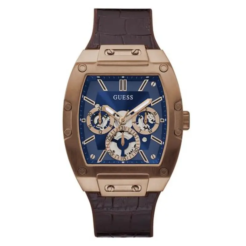 Guess Gw0202g2 Coffee Case Brown Genuine Men's Watch 1
