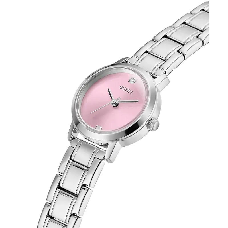 Guess Gw0244l1 Pink Dial Stainless Steel Women's Watch 2