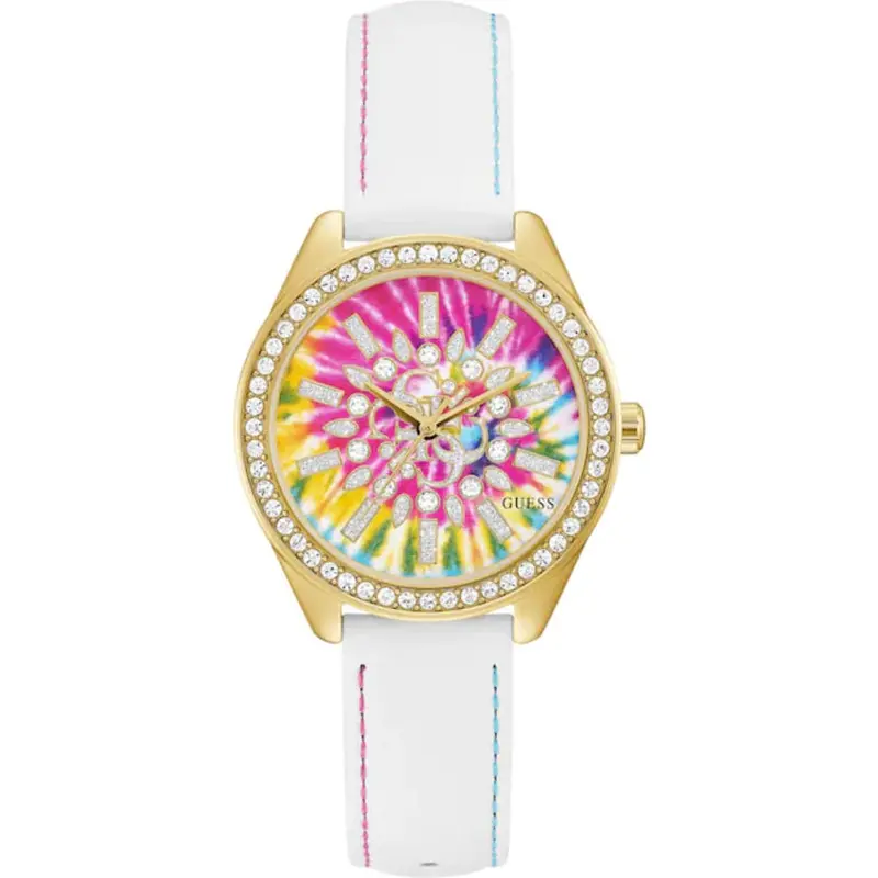 Guess Gw0251l1 Love Wins Starburst Pride Women's Watch 1