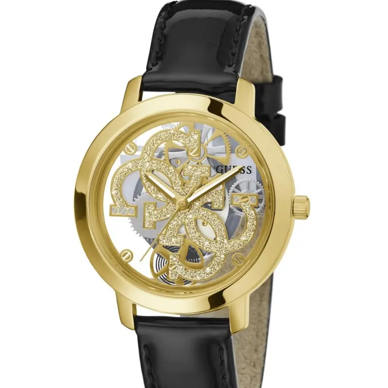 Guess Gw0383l1 Black Leather Ladies Watch 2