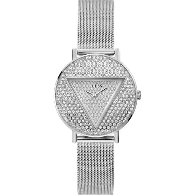 Guess Iconic Silver Stainless Steel Women Watch Gw0477l1 1