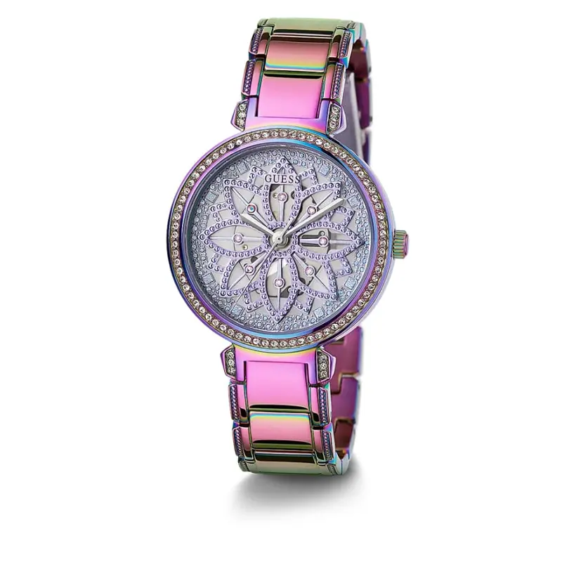 Guess Iridescent Stainless Steel Strap Women Watch Gw0528l4 2