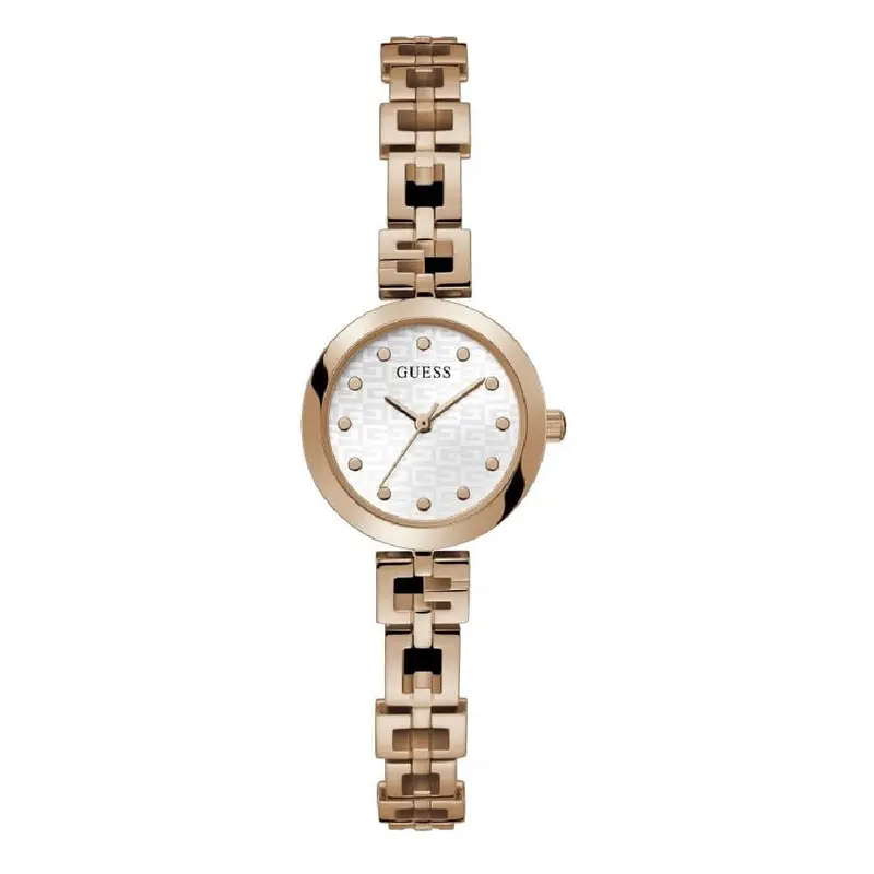 Guess Ladies Lady G Stainless Steel Rose Gold Tone Watch Gw0549l3 1