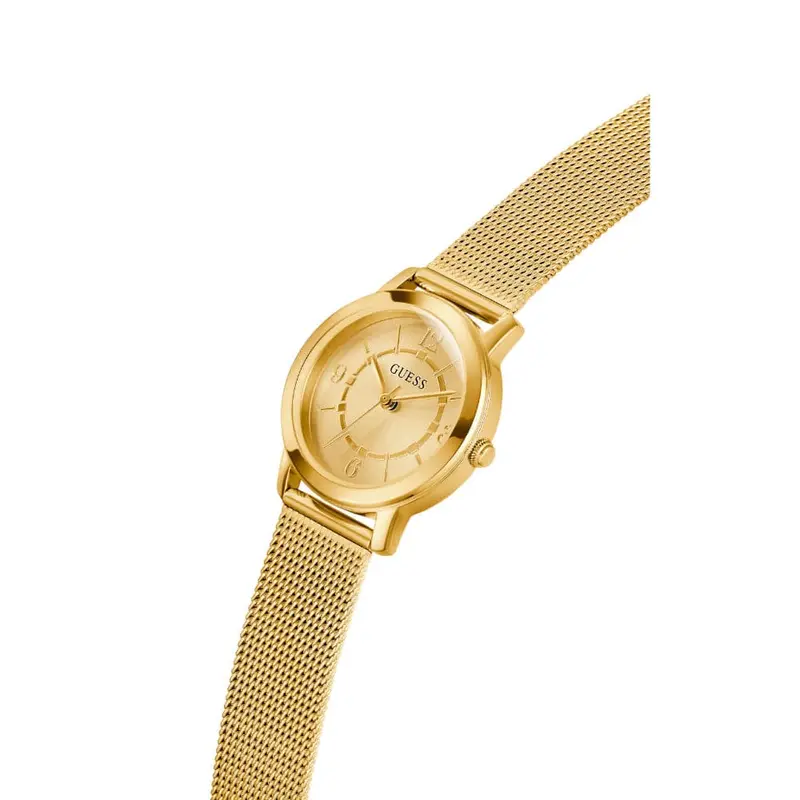 Guess Melody Gold Dial Milanese Stainless Steel Strap Women Watch Gw0666l2 2