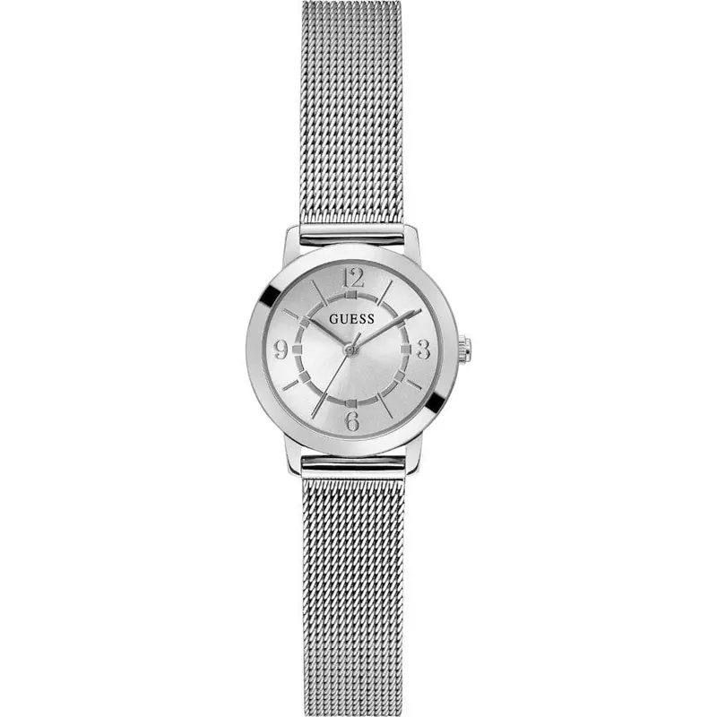 Guess Melody Silver Dial Milanese Stainless Steel Strap Women Watch Gw0666l1 1