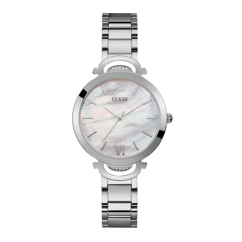 Guess Opal Silver Stainless Steel W1090l1 Women's Watch 1