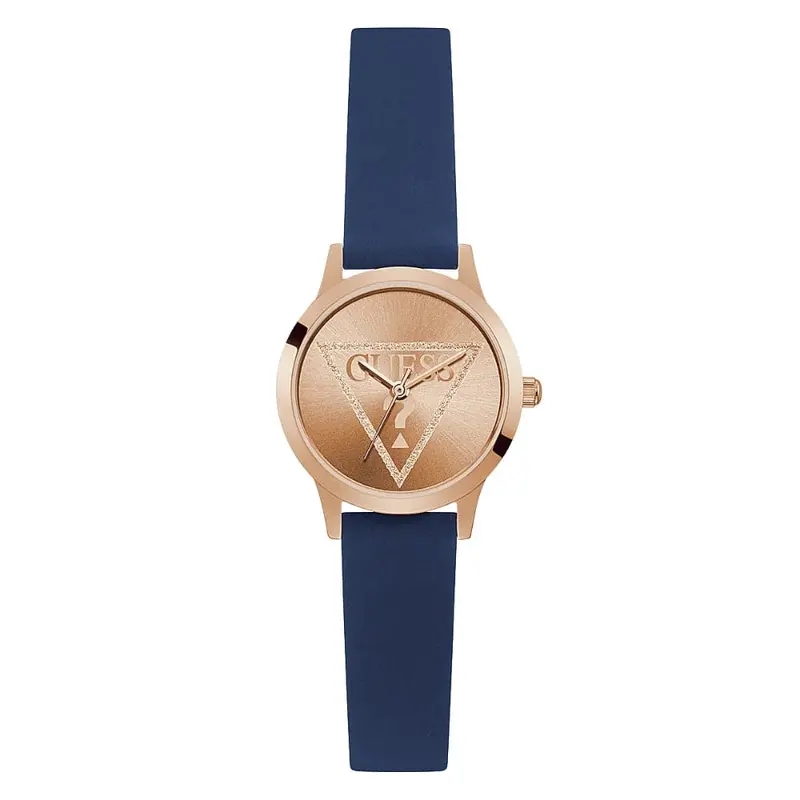 Guess Rose Gold Dial With Blue Strap Women Watch Gw0453l1 1