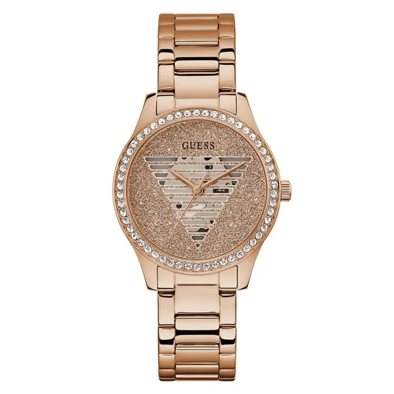 Guess Rose Gold Stainless Steel Strap Women Watch Gw0605l3 1