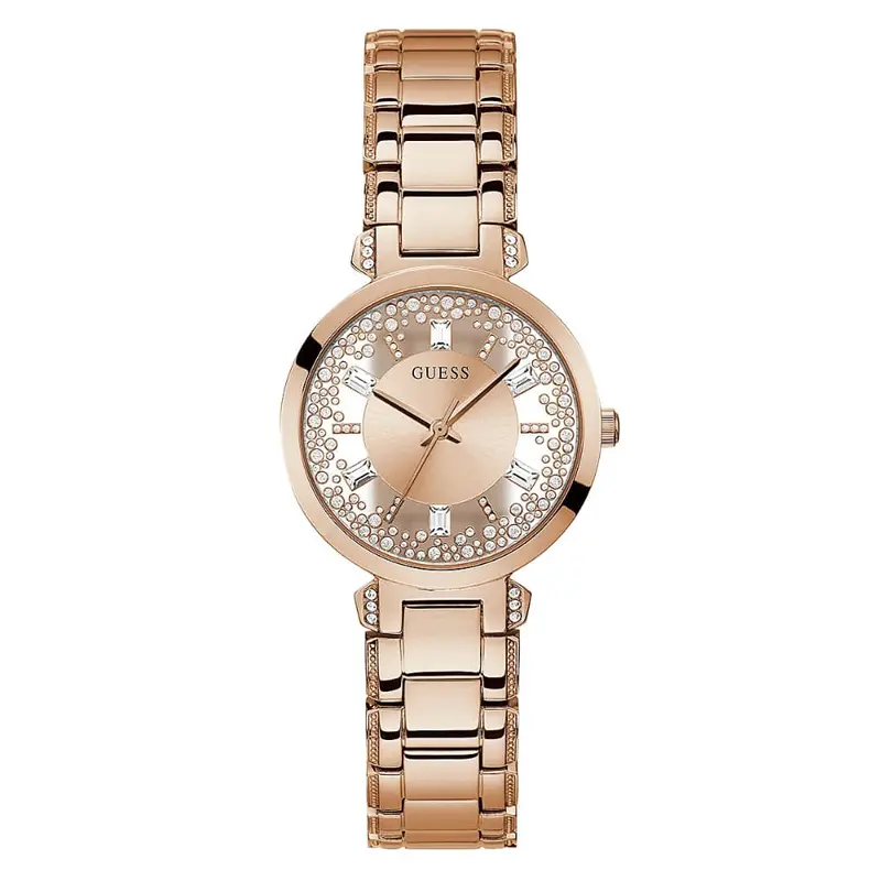 Guess Rose Gold Stainless Steel Women's Watch Gw0470l3 1