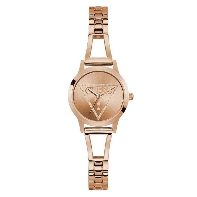 Guess Rose Gold Tone Stainless Steel Gw0002l3 Women's Watch 1