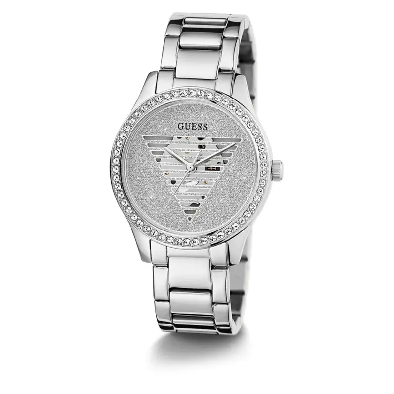 Guess Silver Dial Stainless Steel Strap Women Watch Gw0605l1 2