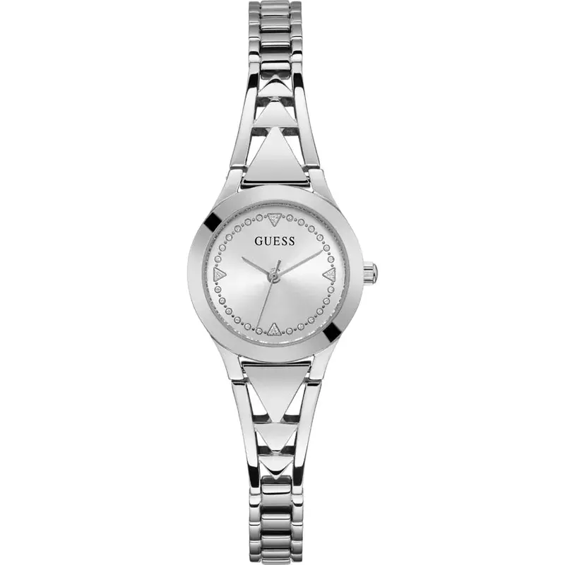 Guess Silver Dial Stainless Steel Strap Women Watch Gw0609l1 1