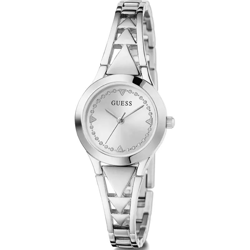 Guess Silver Dial Stainless Steel Strap Women Watch Gw0609l1 2