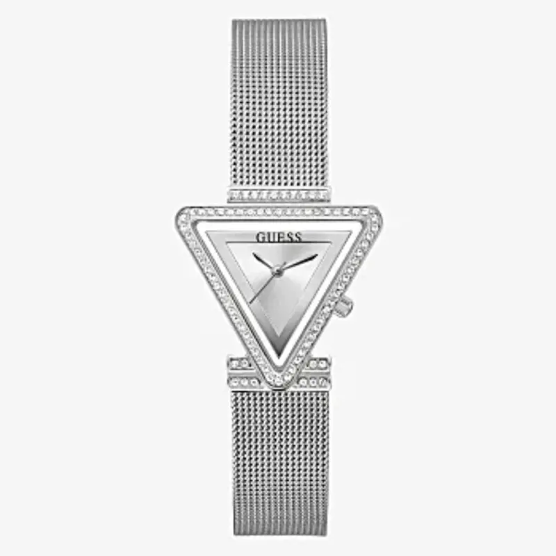 Guess Silver Mesh Bracelet Women Watch Gw0508l1 1