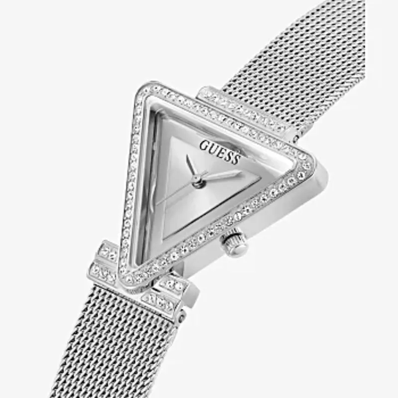 Guess Silver Mesh Bracelet Women Watch Gw0508l1 2