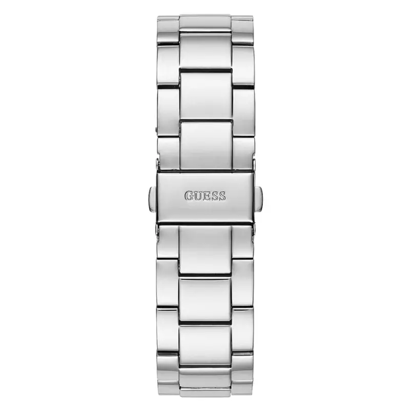 Guess Silver Tone Case Stainless Steel Gw0020l1 Women's Watch 2